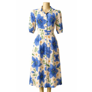 Vestido Jardim Real
