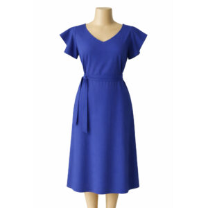 Vestido Midi Azul Royal